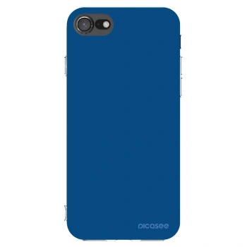 Picasee silikonska prozirna maskica za Apple iPhone 7 - Navy Blue