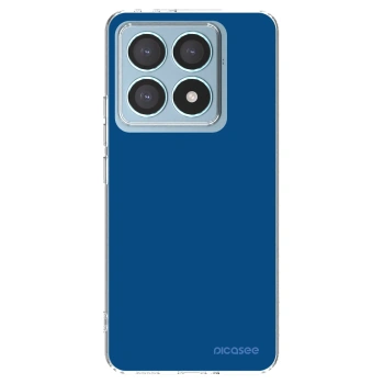 Picasee silikonska prozirna maskica za Xiaomi 14T Pro - Navy Blue