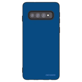 Picasee crna silikonska maskica za Samsung Galaxy S10 G973 - Navy Blue