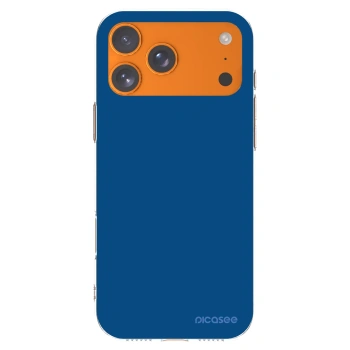 Picasee silikonska prozirna maskica za Apple iPhone 17 Pro Max - Navy Blue