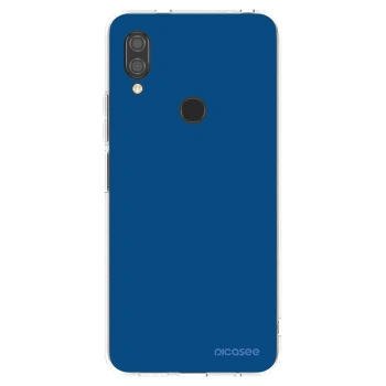 Picasee silikonska prozirna maskica za Xiaomi Redmi 7 - Navy Blue
