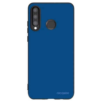 Picasee crna silikonska maskica za Huawei P30 Lite - Navy Blue