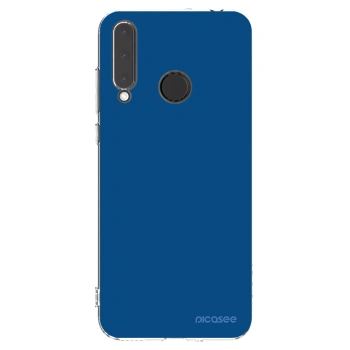 Picasee silikonska prozirna maskica za Honor 20 Lite - Navy Blue
