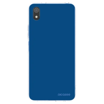 Picasee silikonska prozirna maskica za Xiaomi Redmi 7A - Navy Blue