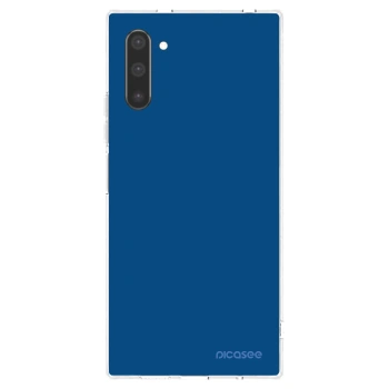 Picasee silikonska prozirna maskica za Samsung Galaxy Note 10 N970F - Navy Blue