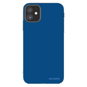 Picasee silikonska prozirna maskica za Apple iPhone 11 - Navy Blue