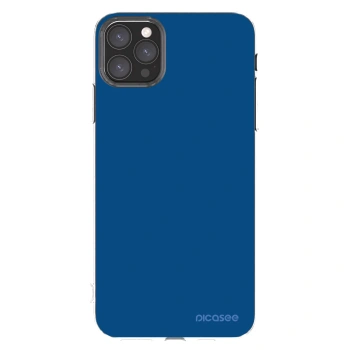 Picasee silikonska prozirna maskica za Apple iPhone 11 Pro Max - Navy Blue
