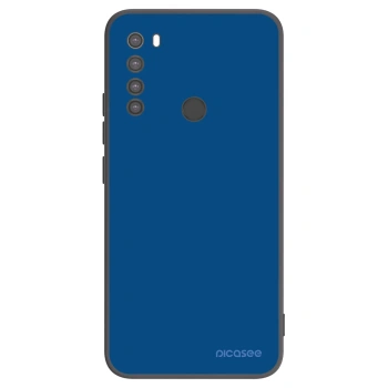 Picasee crna silikonska maskica za Xiaomi Redmi Note 8 - Navy Blue