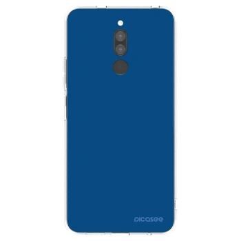 Picasee silikonska prozirna maskica za Xiaomi Redmi 8 - Navy Blue