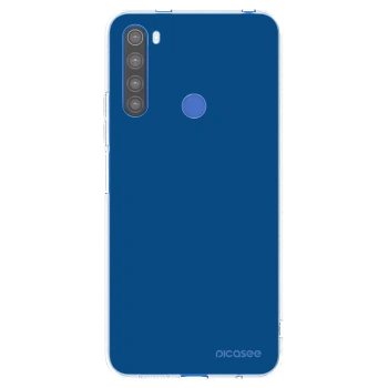 Picasee silikonska prozirna maskica za Xiaomi Redmi Note 8T - Navy Blue