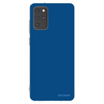 Picasee silikonska prozirna maskica za Samsung Galaxy S20+ G985F - Navy Blue