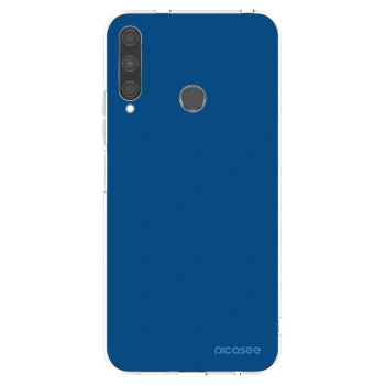 Picasee silikonska prozirna maskica za Huawei P40 Lite E - Navy Blue