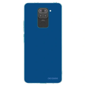 Picasee crna silikonska maskica za Xiaomi Redmi Note 9 - Navy Blue