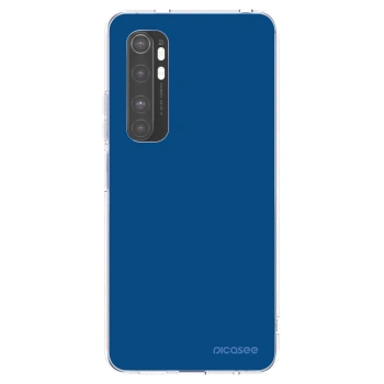 Picasee silikonska prozirna maskica za Xiaomi Mi Note 10 Lite - Navy Blue