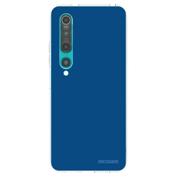 Picasee silikonska prozirna maskica za Xiaomi Mi 10 - Navy Blue