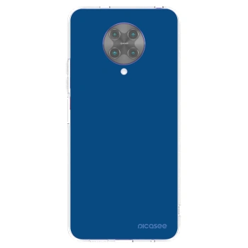 Picasee silikonska prozirna maskica za Xiaomi Poco F2 Pro - Navy Blue