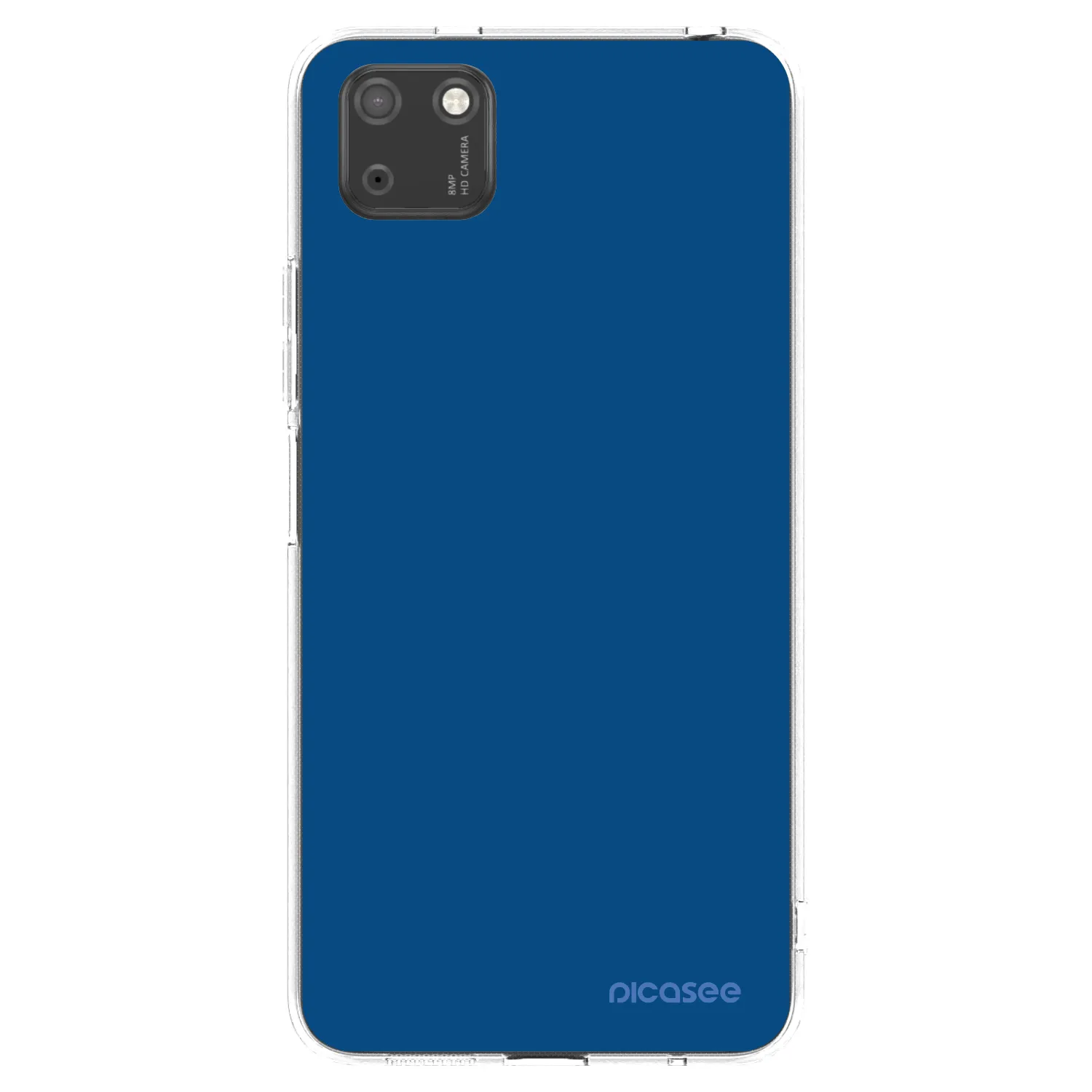 Picasee silikonska prozirna maskica za Huawei Y5P - Navy Blue