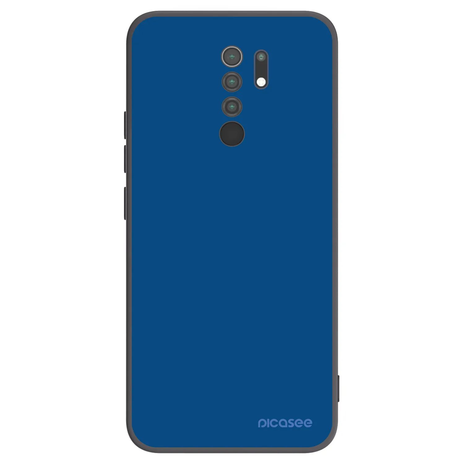 Picasee crna silikonska maskica za Xiaomi Redmi 9 - Navy Blue