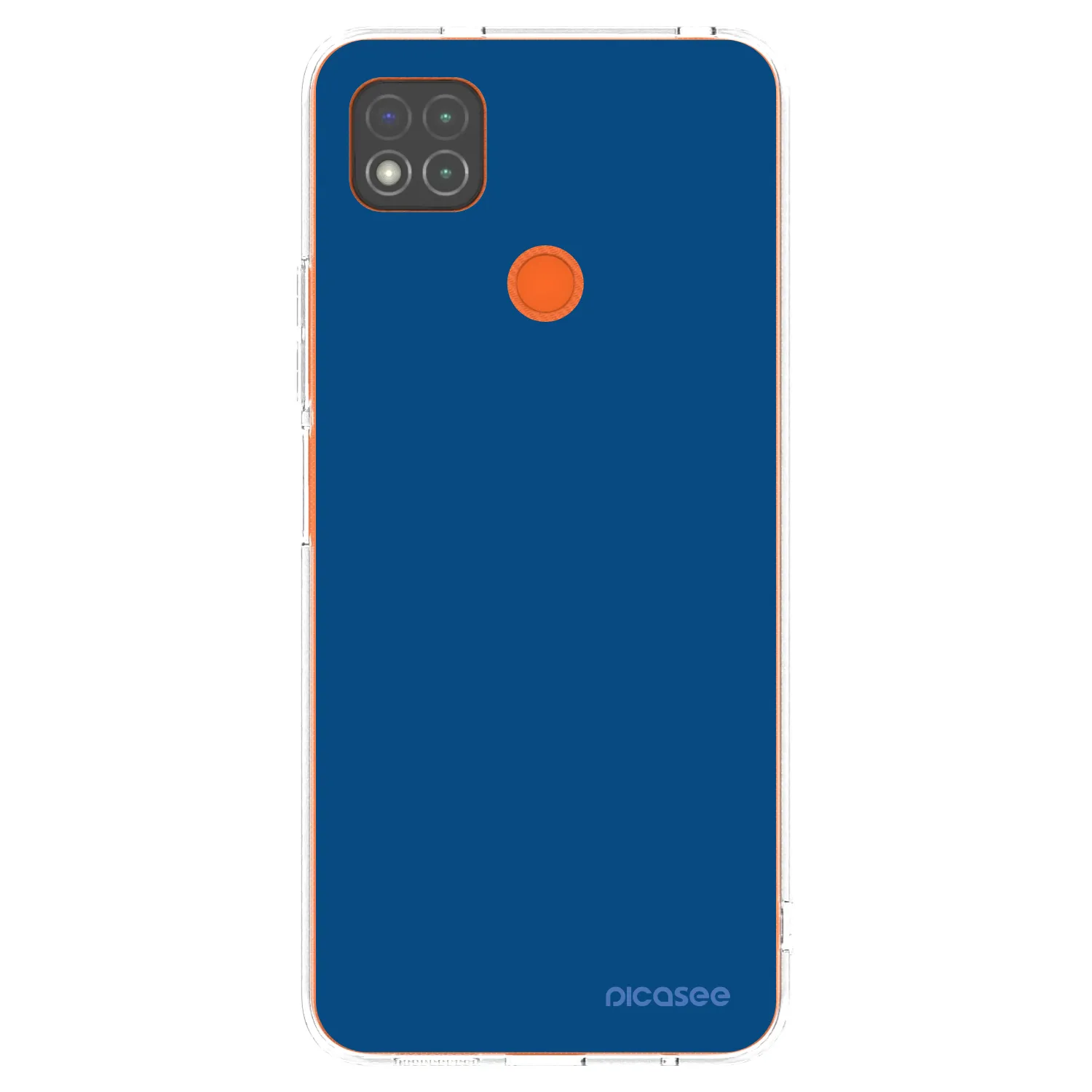 Picasee silikonska prozirna maskica za Xiaomi Redmi 9C - Navy Blue
