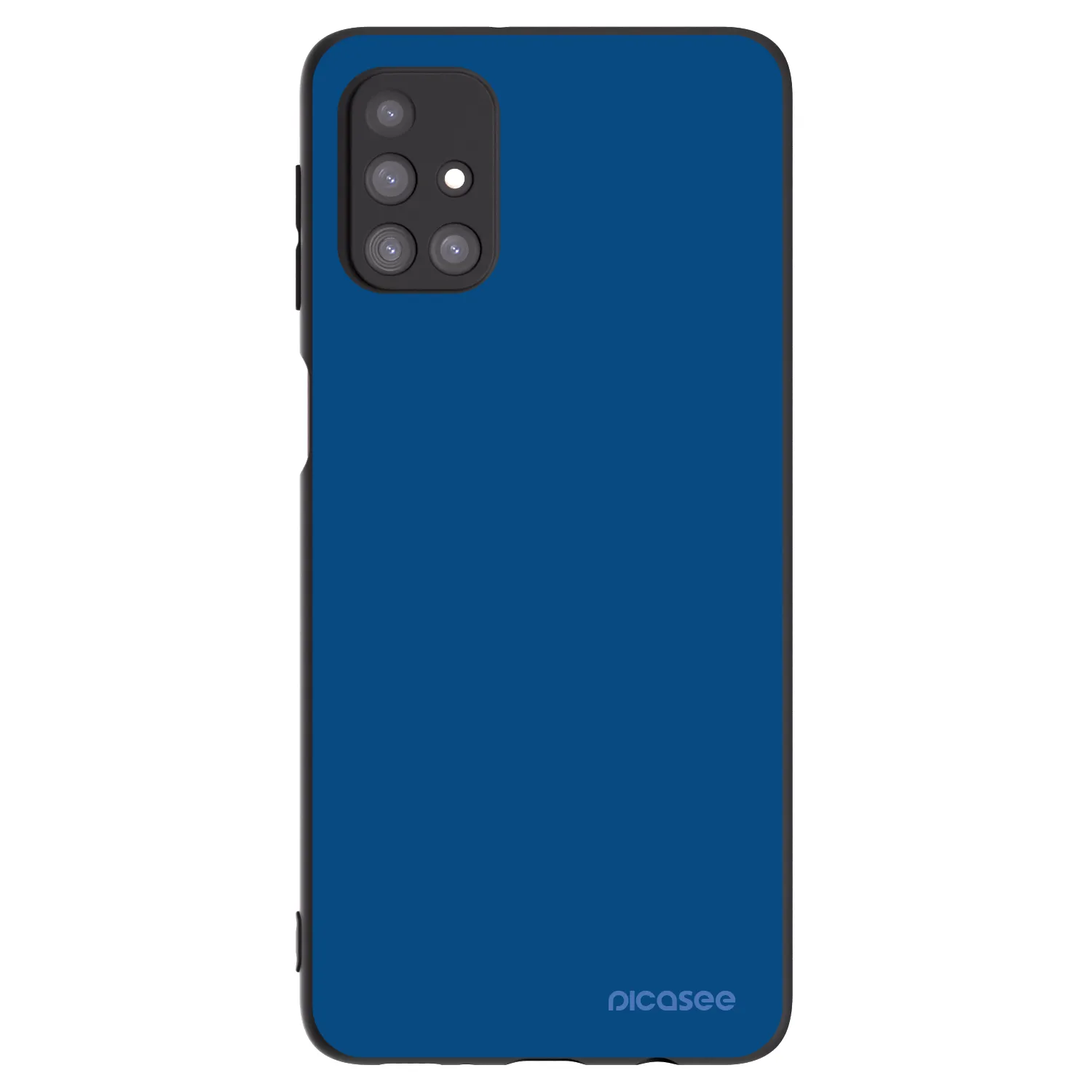 Picasee crna silikonska maskica za Samsung Galaxy M31s - Navy Blue