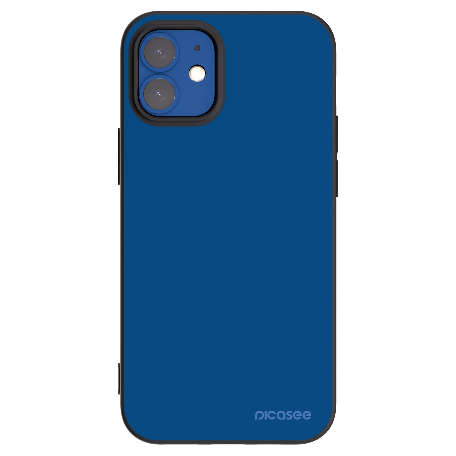 Picasee crna silikonska maskica za Apple iPhone 12 mini - Navy Blue