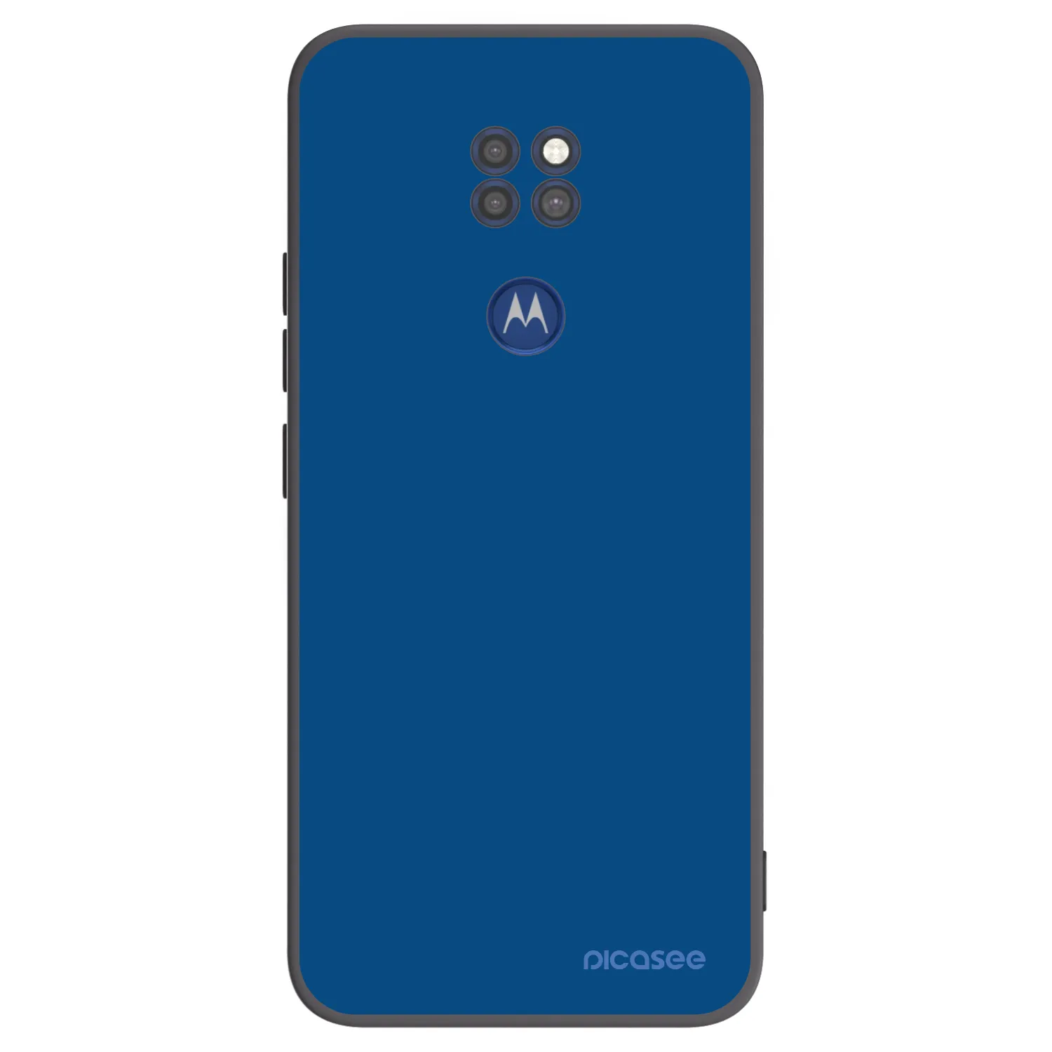 Picasee crna silikonska maskica za Motorola Moto G9 Play - Navy Blue