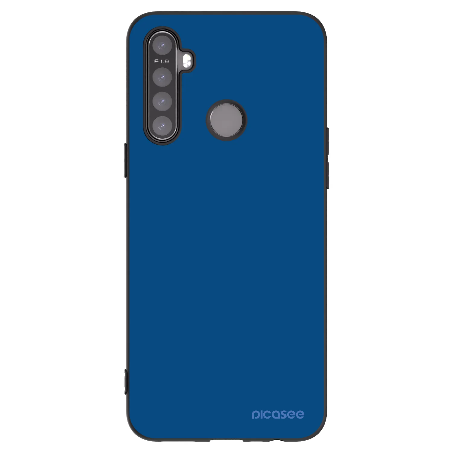 Picasee crna silikonska maskica za Realme 6i - Navy Blue