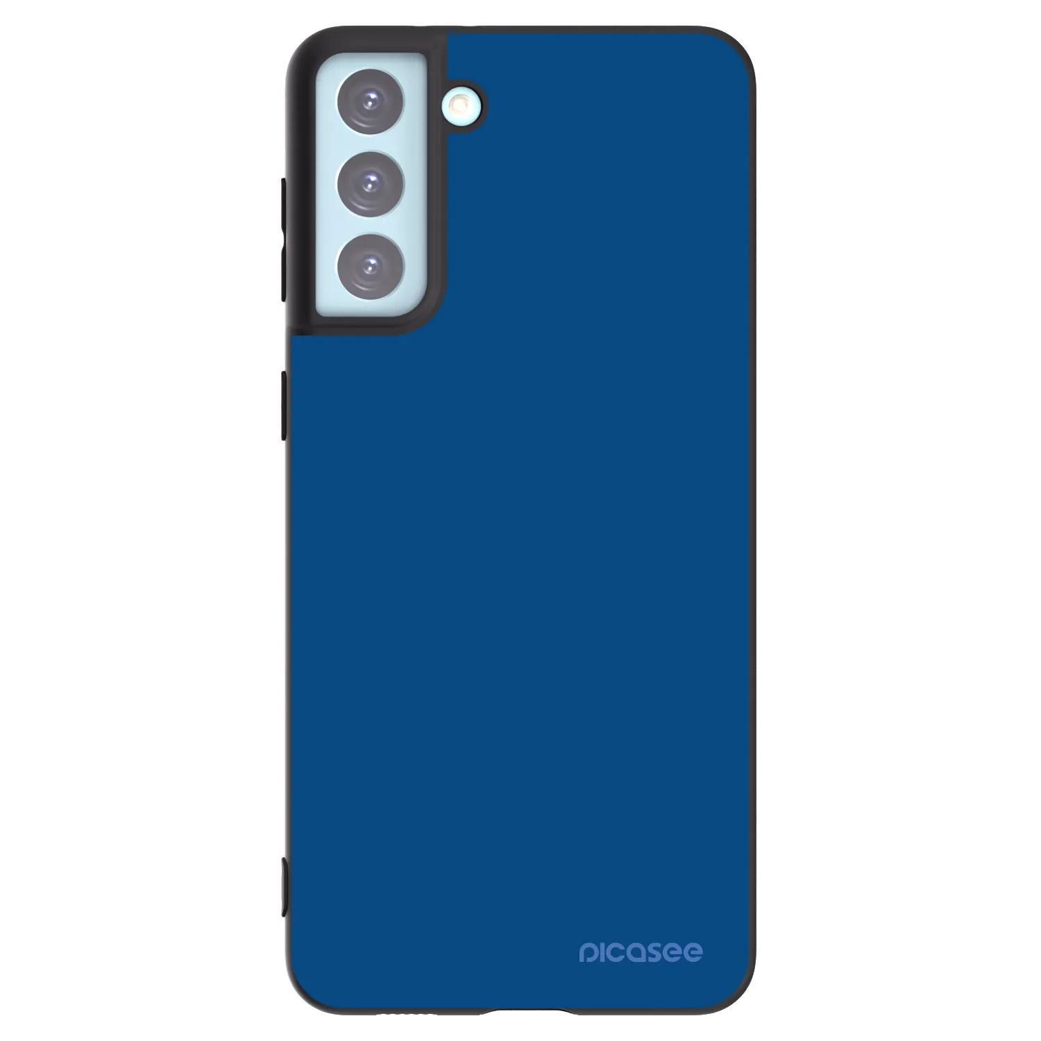 Picasee crna silikonska maskica za Samsung Galaxy S21+ 5G G996F - Navy Blue