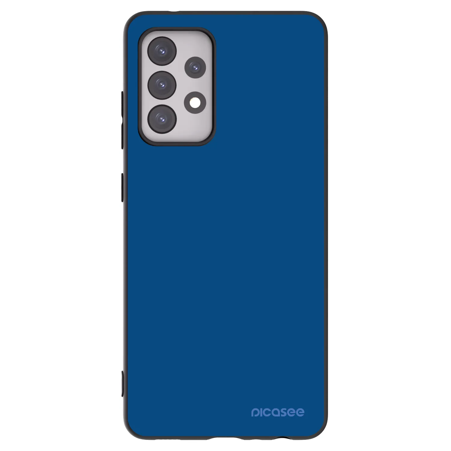 Picasee crna silikonska maskica za Samsung Galaxy A52 5G A525F - Navy Blue