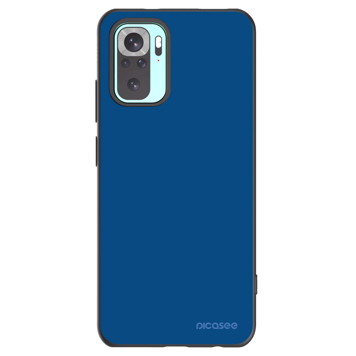 Picasee crna silikonska maskica za Xiaomi Redmi Note 10 Pro - Navy Blue