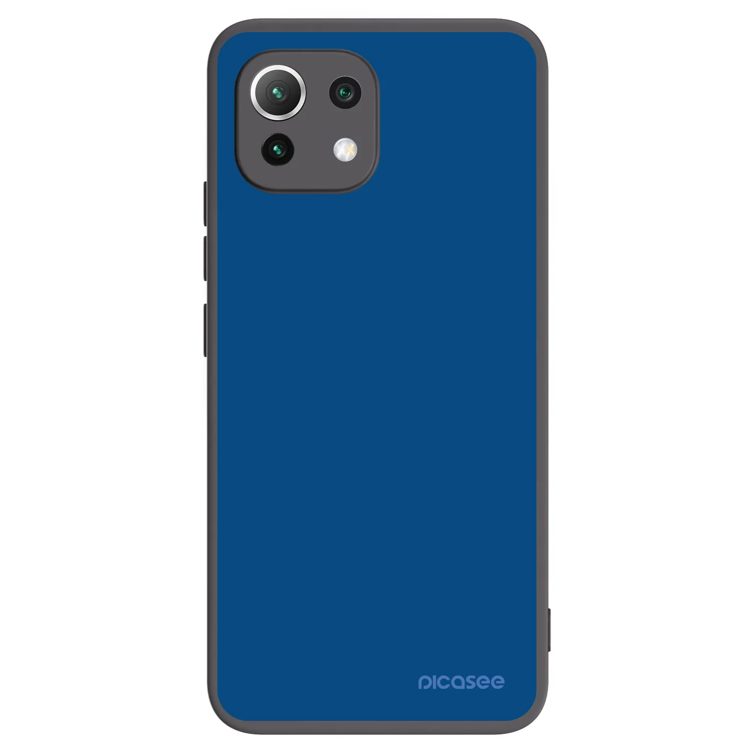 Picasee crna silikonska maskica za Xiaomi Mi 11 Lite - Navy Blue