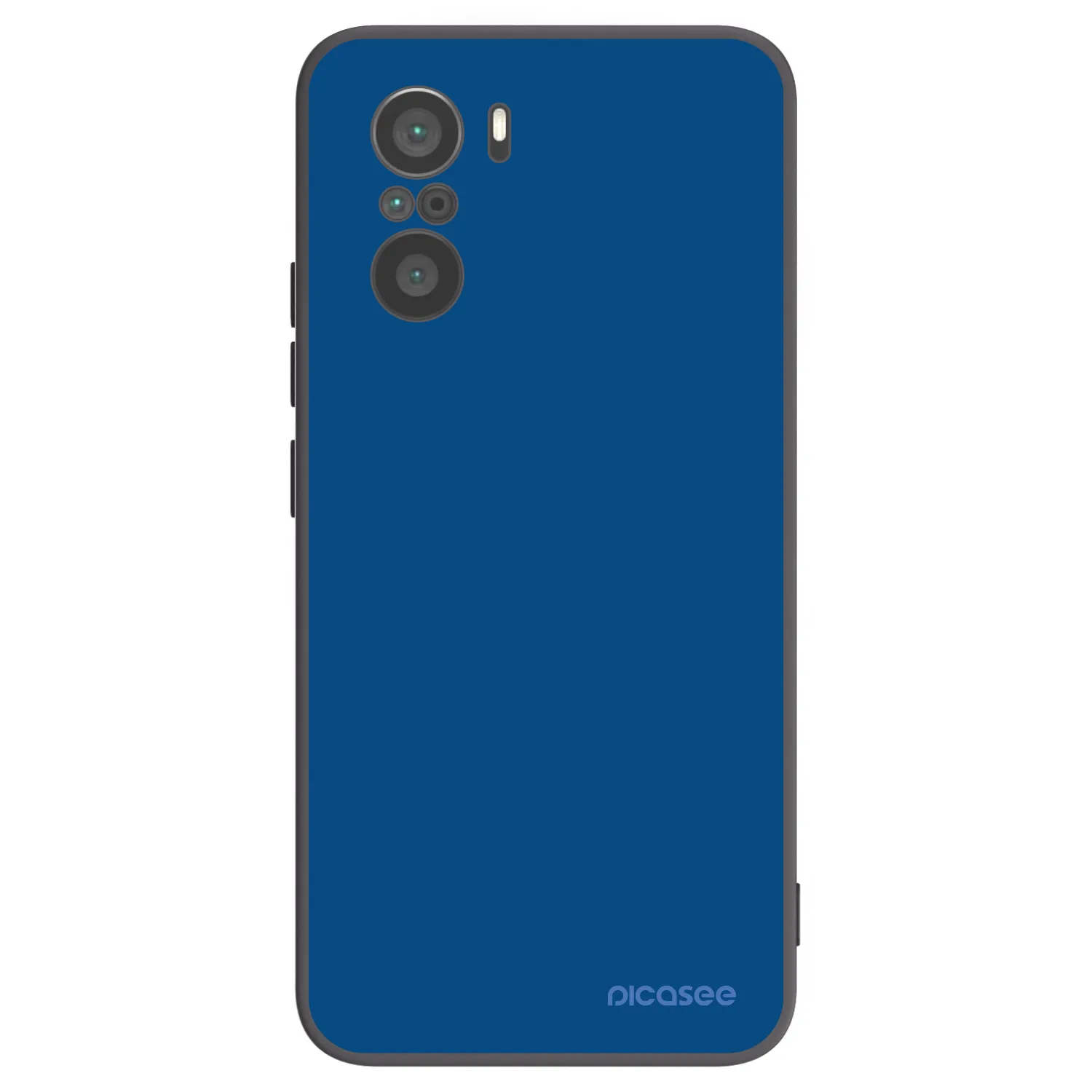 Picasee crna silikonska maskica za Xiaomi Poco F3 - Navy Blue