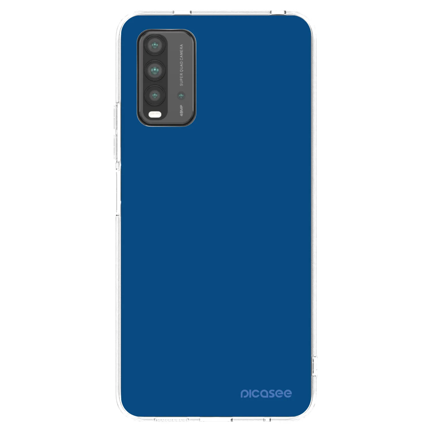 Picasee crna silikonska maskica za Xiaomi Redmi 9T - Navy Blue