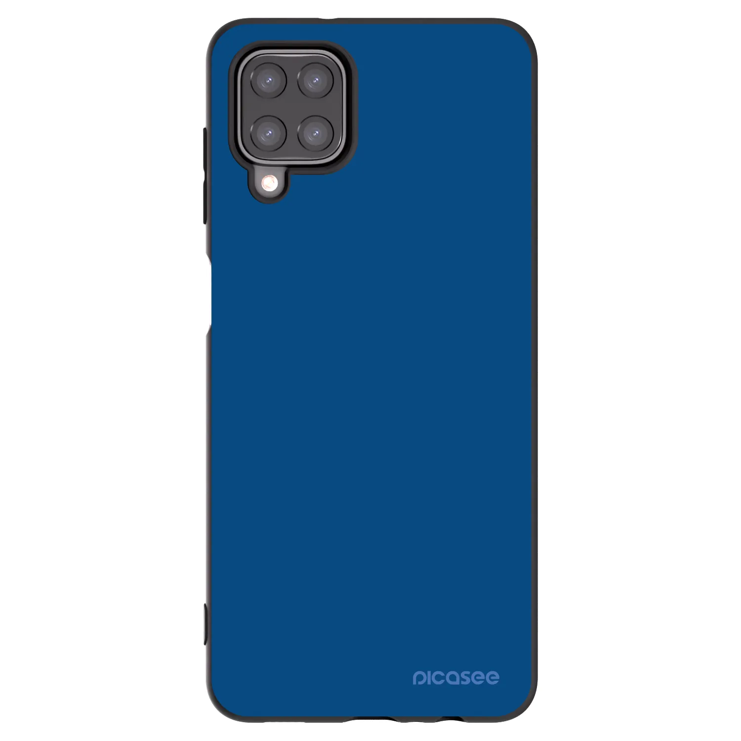 Picasee crna silikonska maskica za Samsung Galaxy M12 M127F - Navy Blue