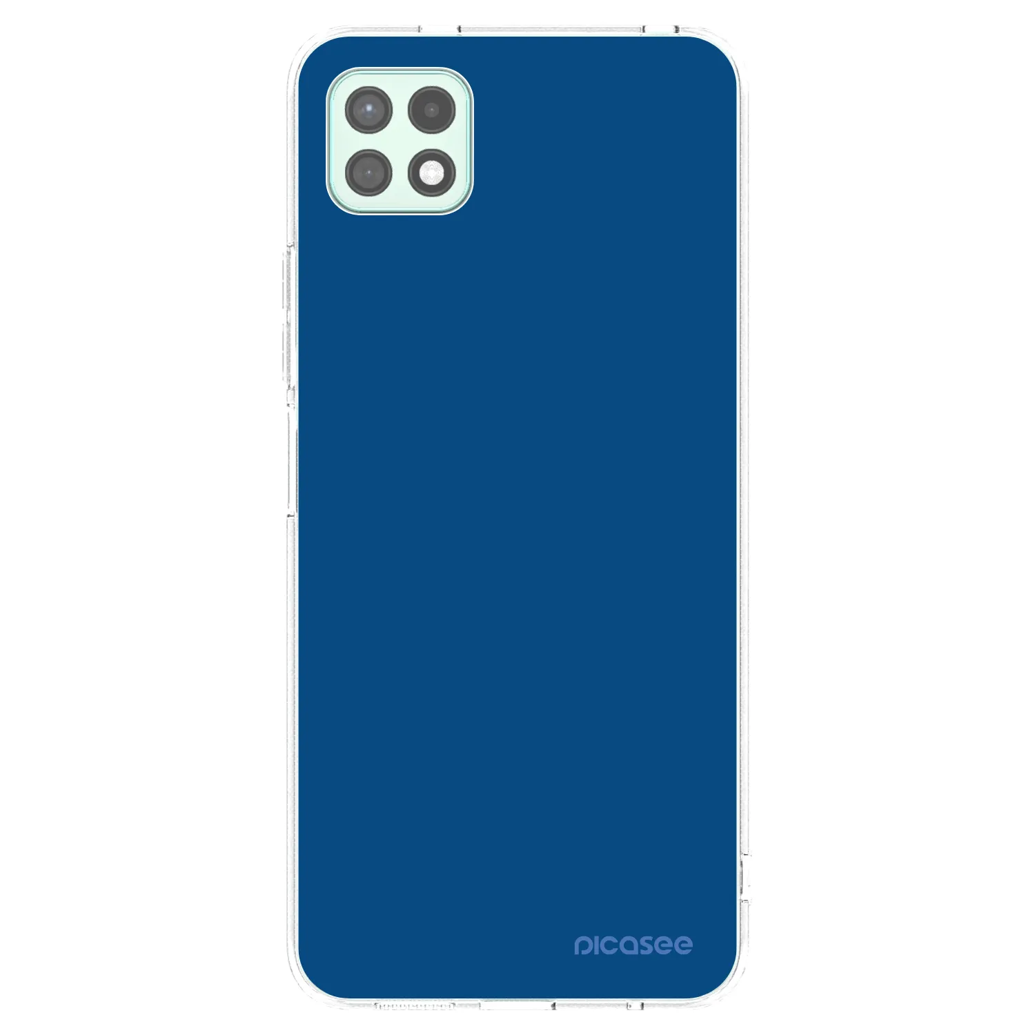 Picasee silikonska prozirna maskica za Samsung Galaxy A22 A226B 5G - Navy Blue