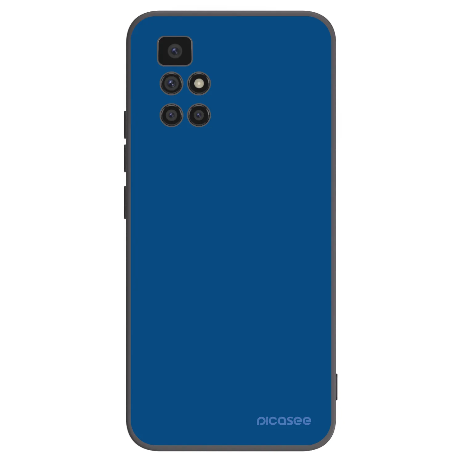 Picasee crna silikonska maskica za Xiaomi Redmi 10 - Navy Blue