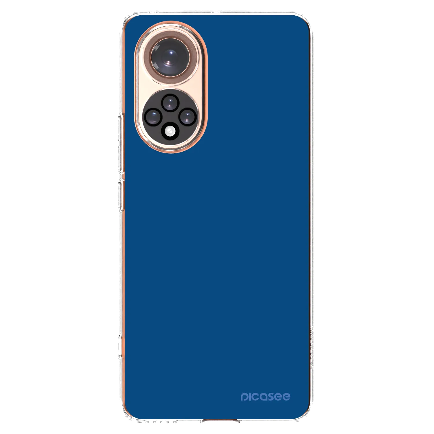 Picasee silikonska prozirna maskica za Honor 50 5G - Navy Blue