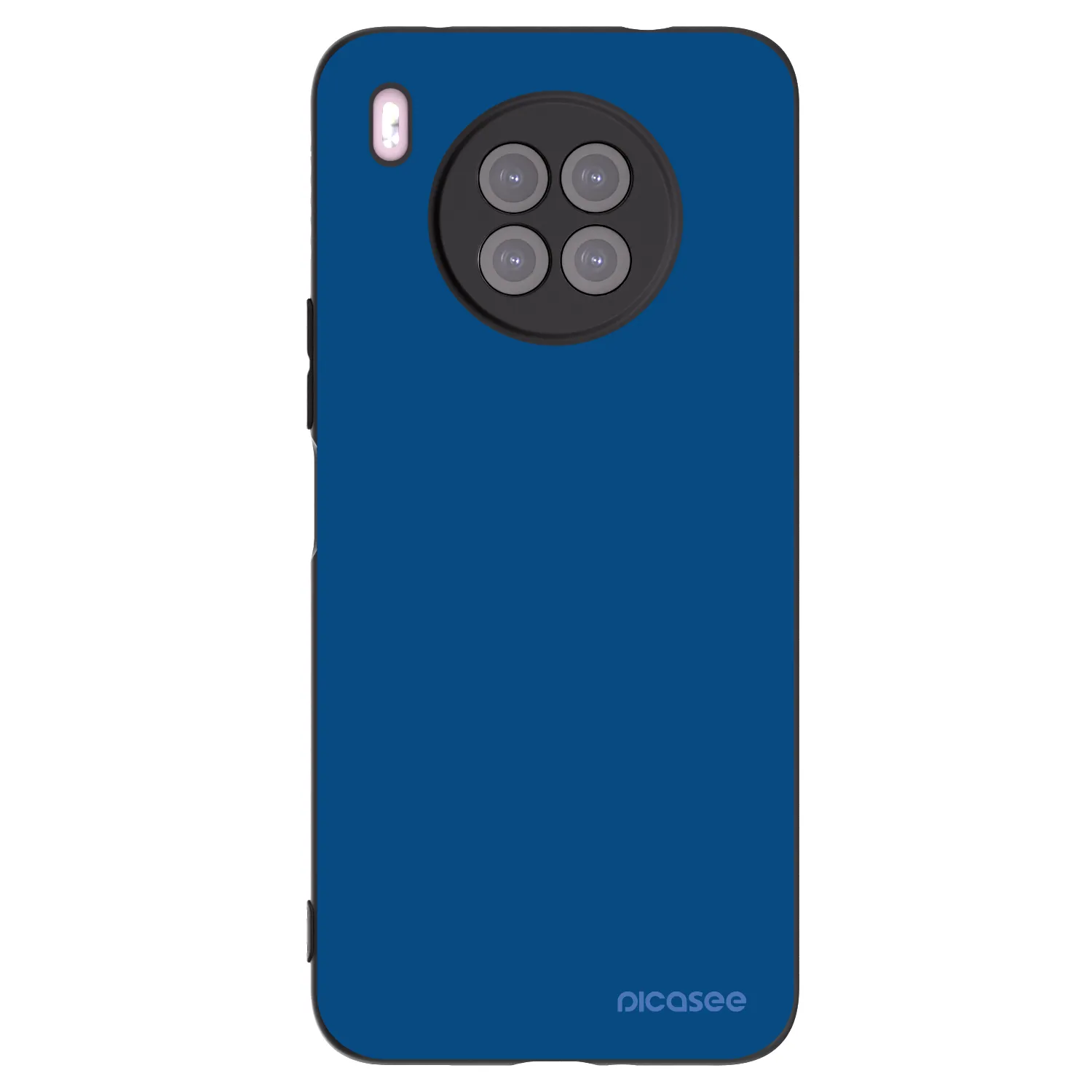 Picasee crna silikonska maskica za Huawei Nova 8i - Navy Blue