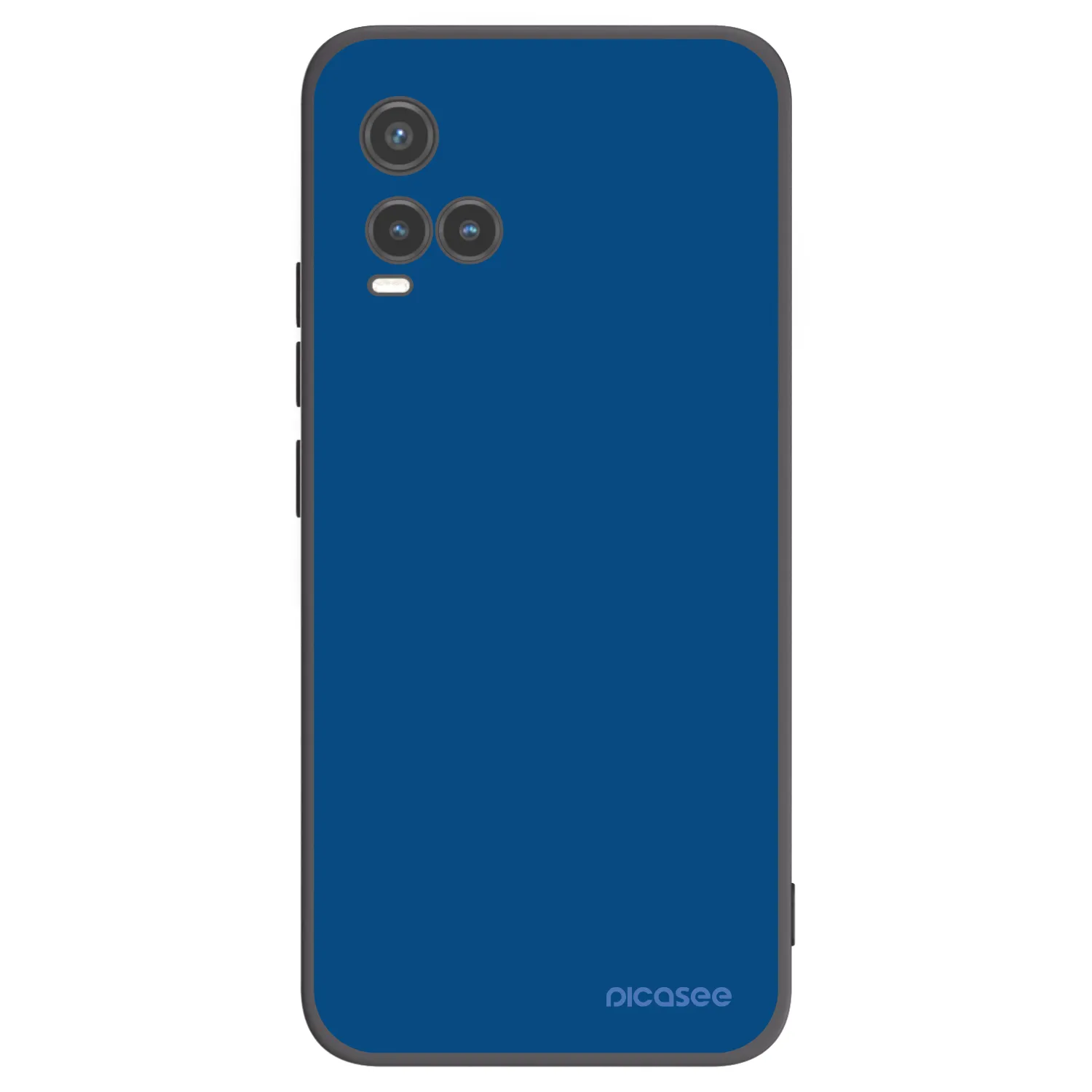 Picasee crna silikonska maskica za Vivo Y33s - Navy Blue