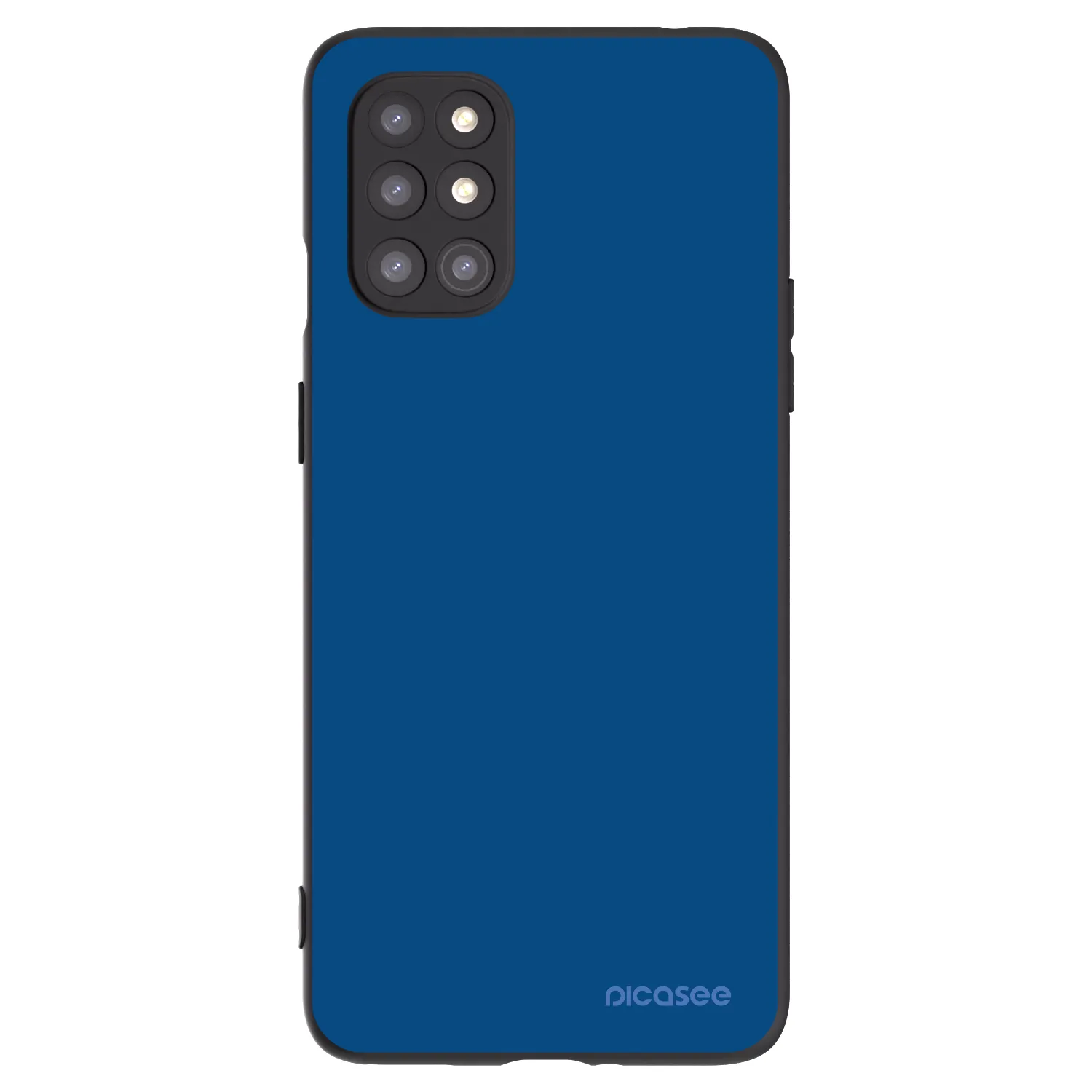 Picasee crna silikonska maskica za OnePlus 8T - Navy Blue