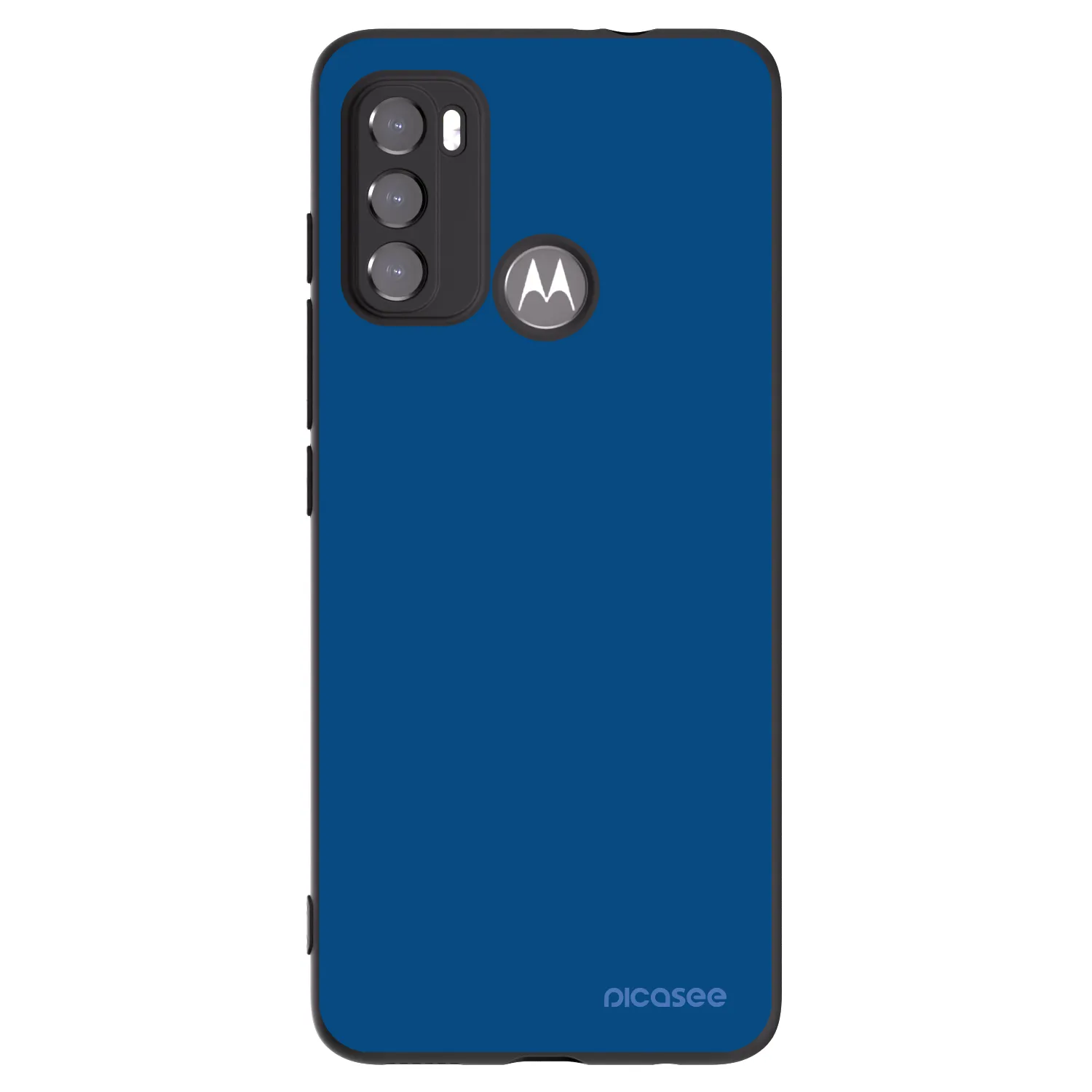 Picasee crna silikonska maskica za Motorola Moto G60 - Navy Blue