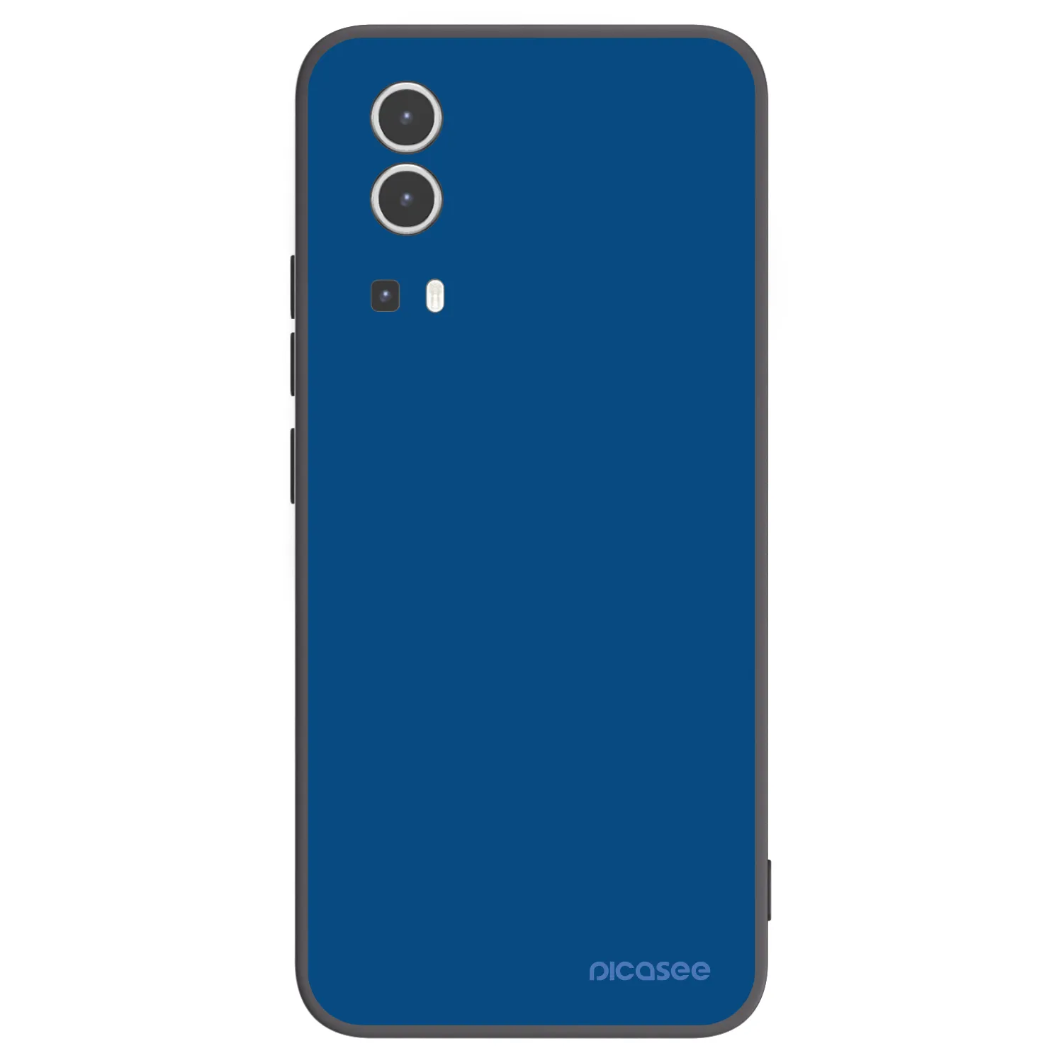 Picasee crna silikonska maskica za Vivo Y72 5G - Navy Blue