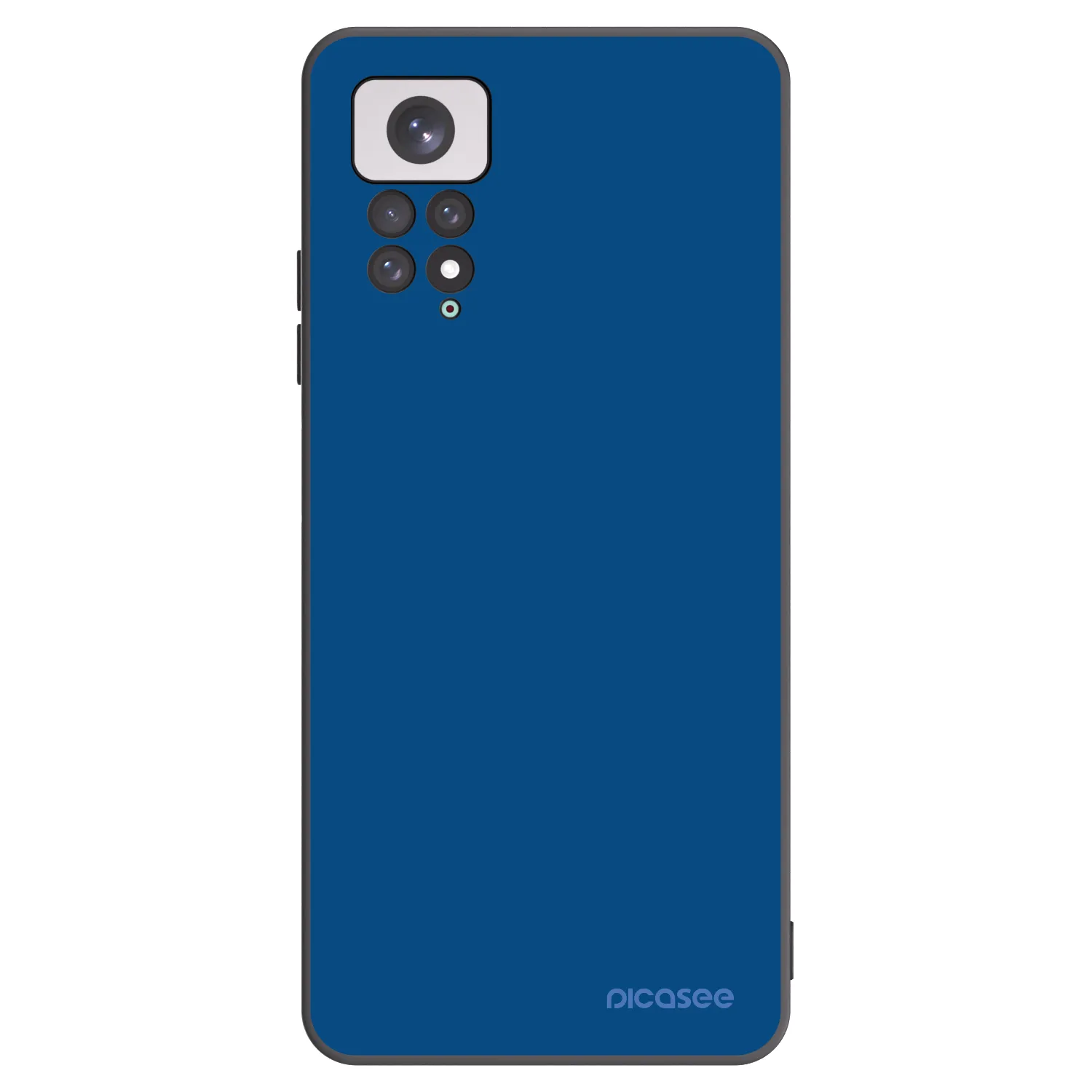Picasee crna silikonska maskica za Xiaomi Redmi Note 11 - Navy Blue