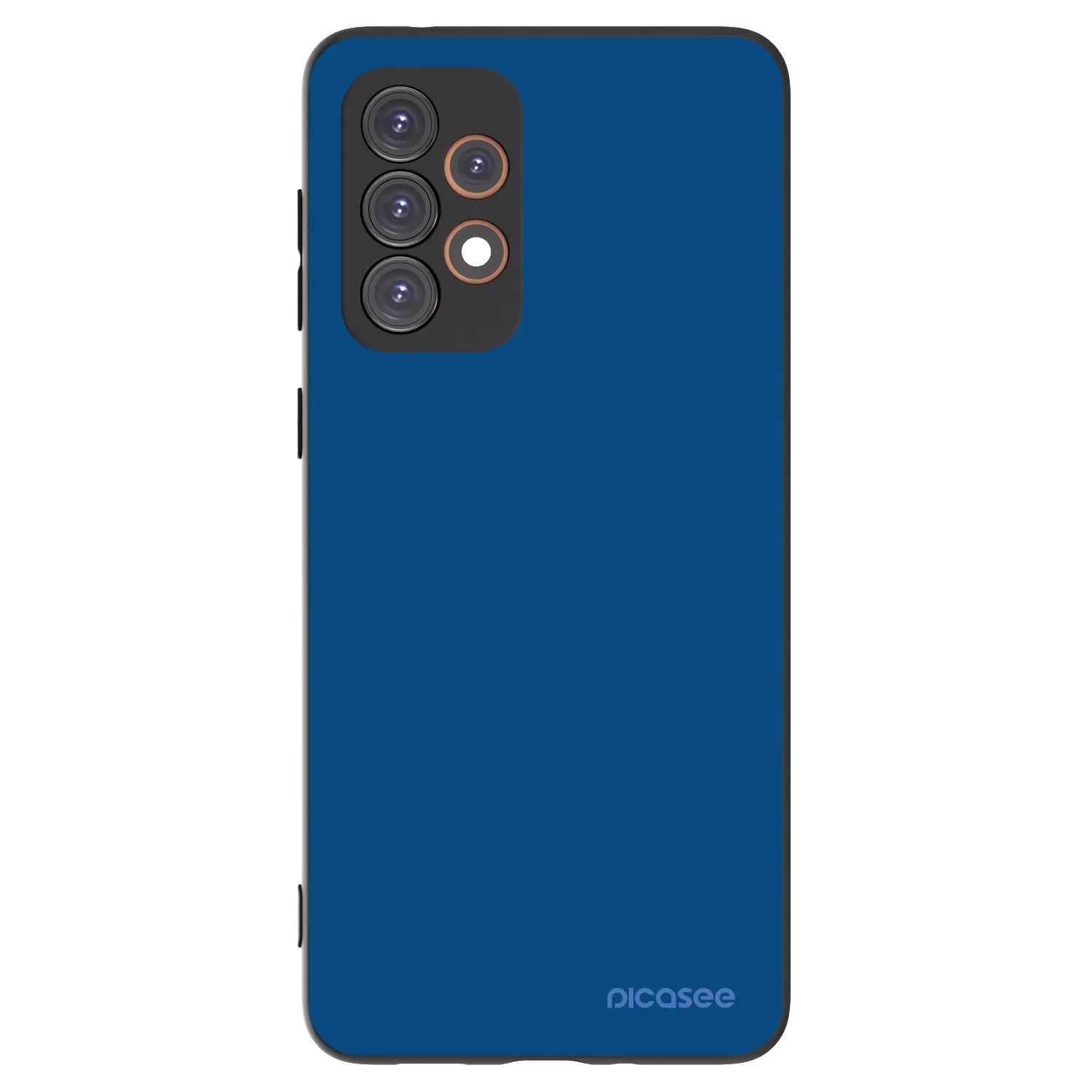 Picasee crna silikonska maskica za Samsung Galaxy A33 5G A336 - Navy Blue
