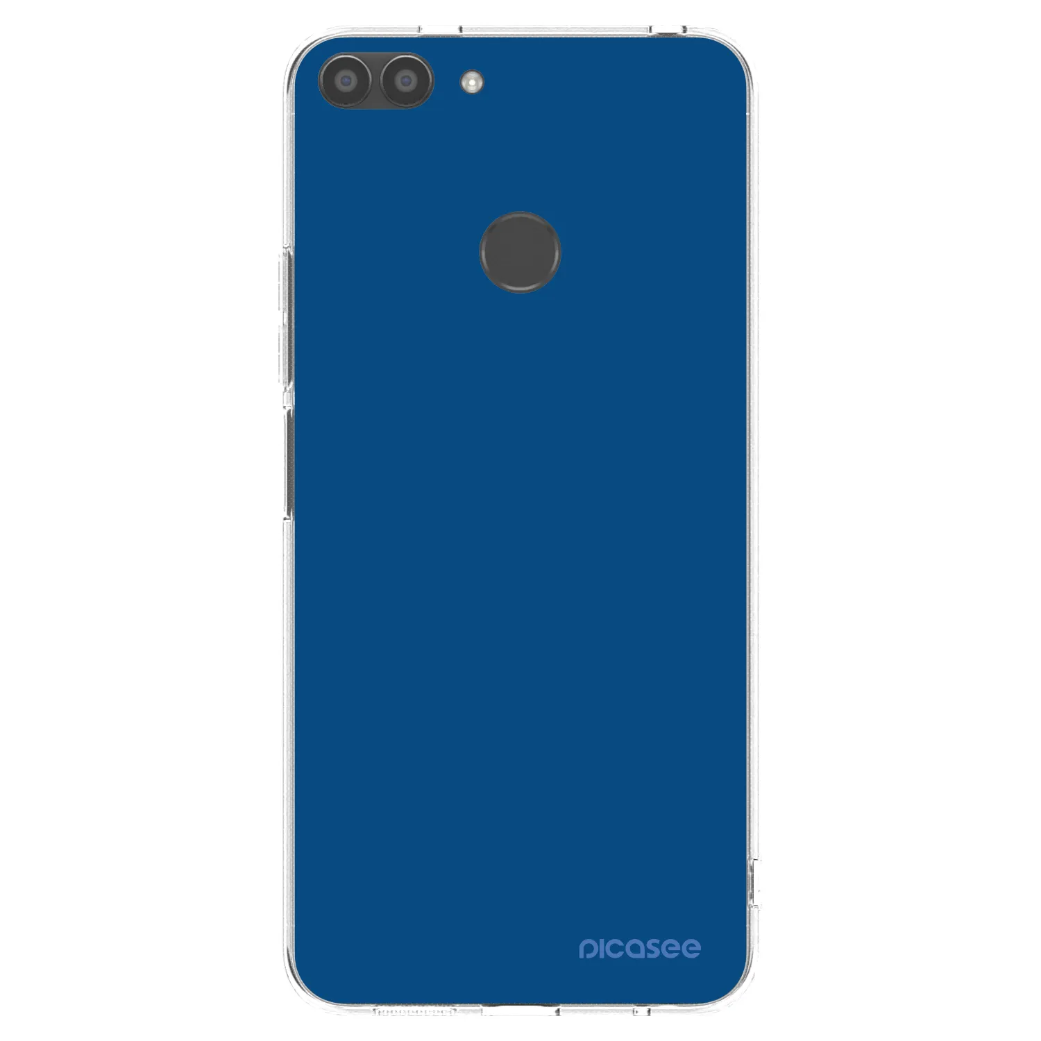 Picasee silikonska prozirna maskica za Huawei P Smart - Navy Blue