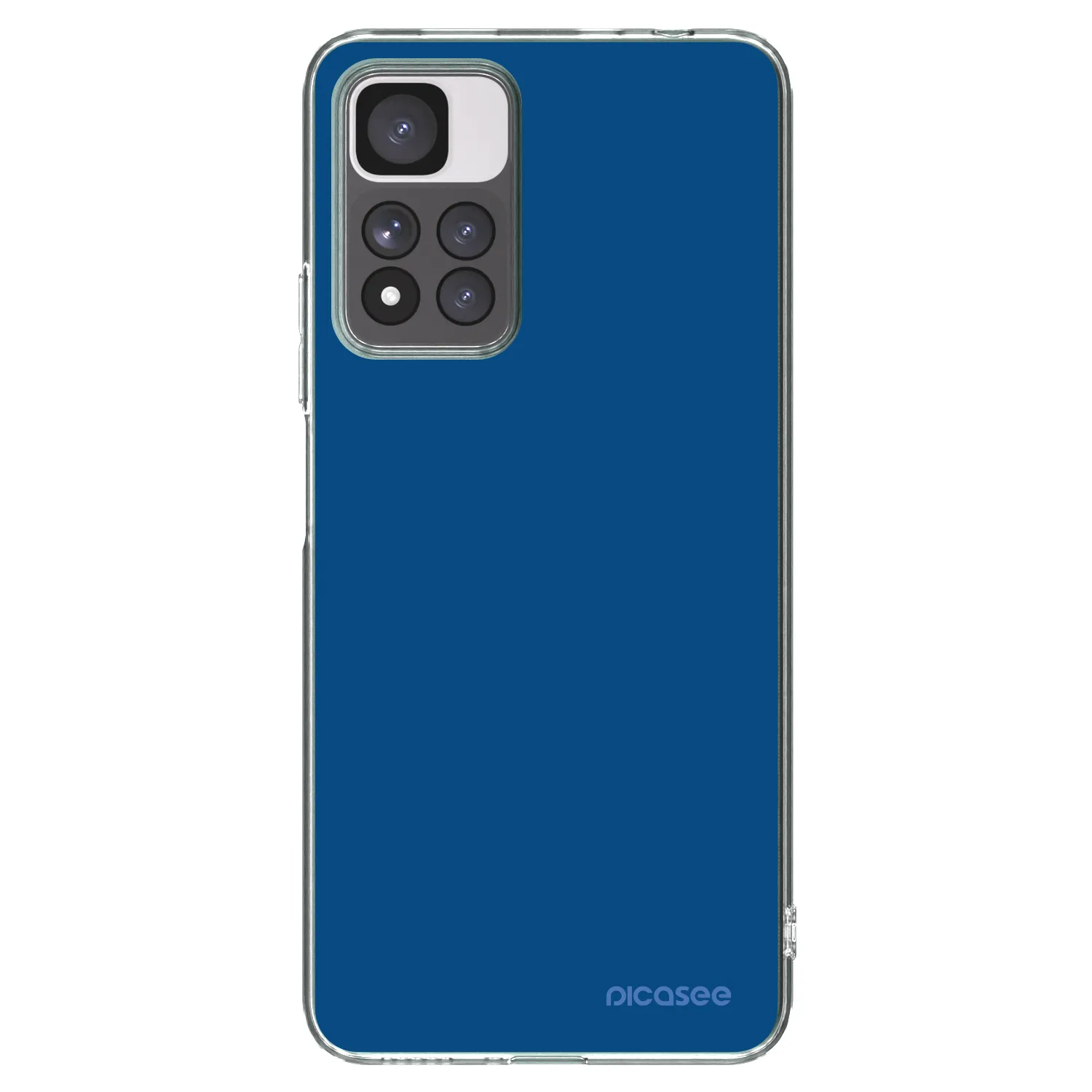 Picasee silikonska prozirna maskica za Xiaomi Redmi Note 11 Pro+ 5G - Navy Blue