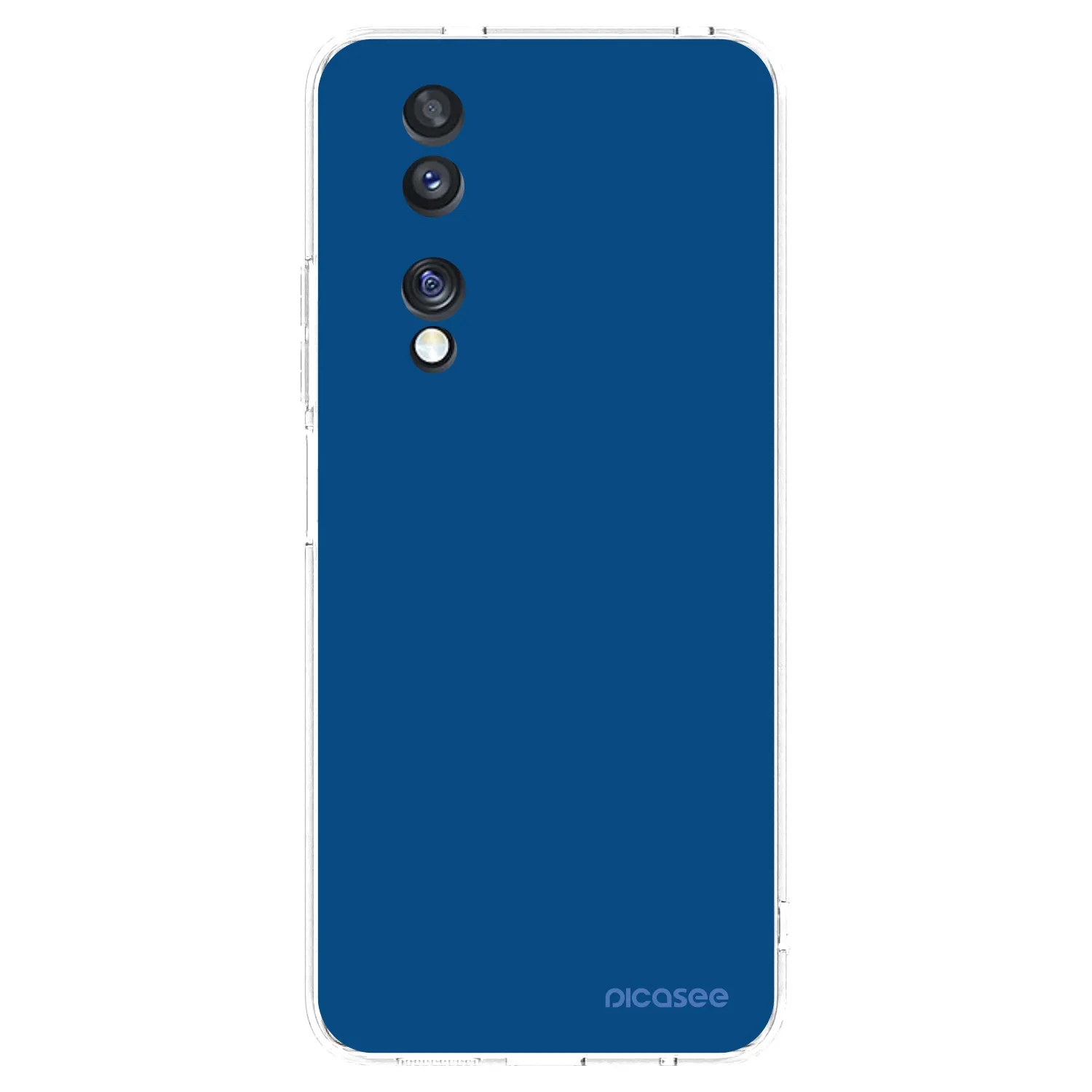 Picasee silikonska prozirna maskica za Honor 70 - Navy Blue