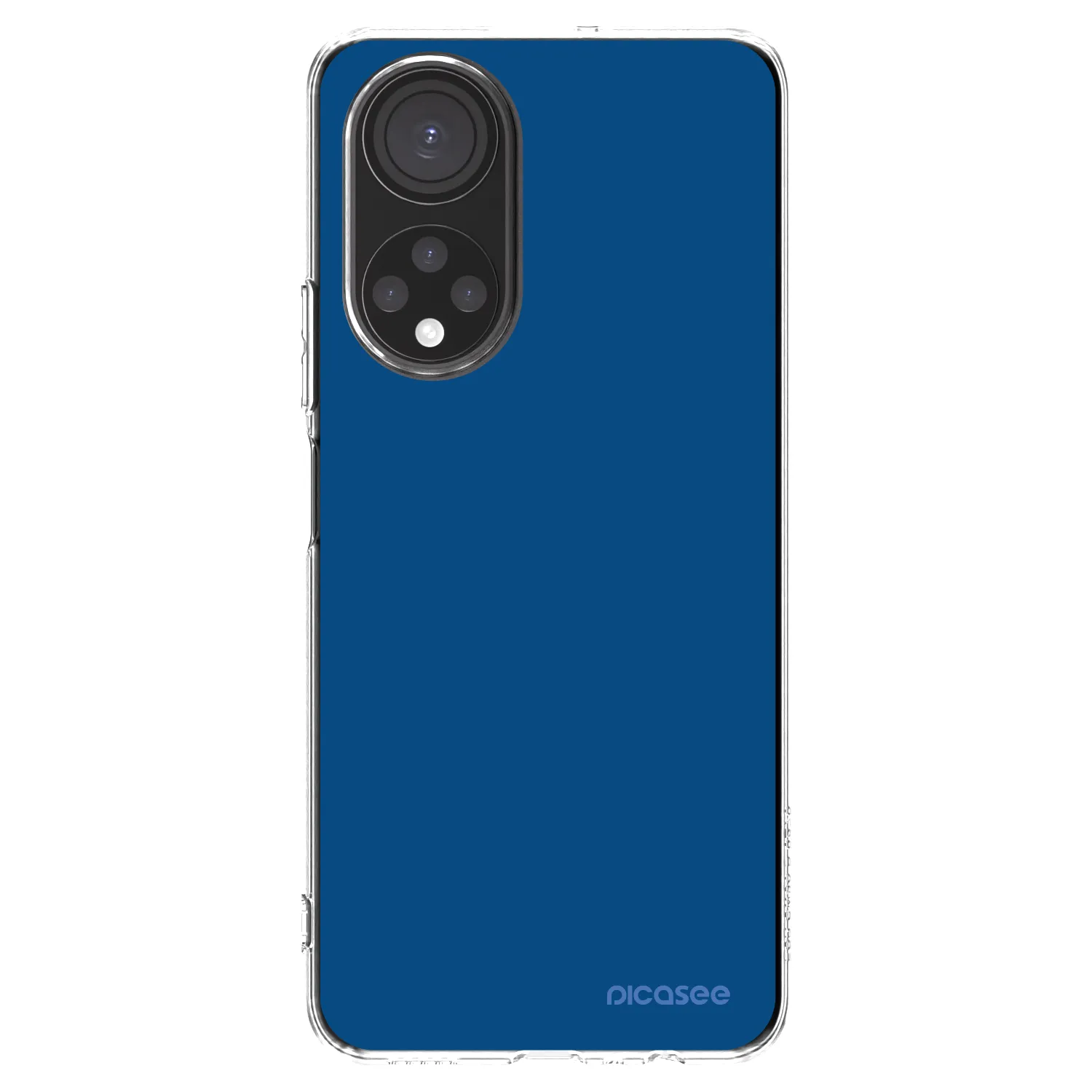 Picasee silikonska prozirna maskica za Honor X7 - Navy Blue