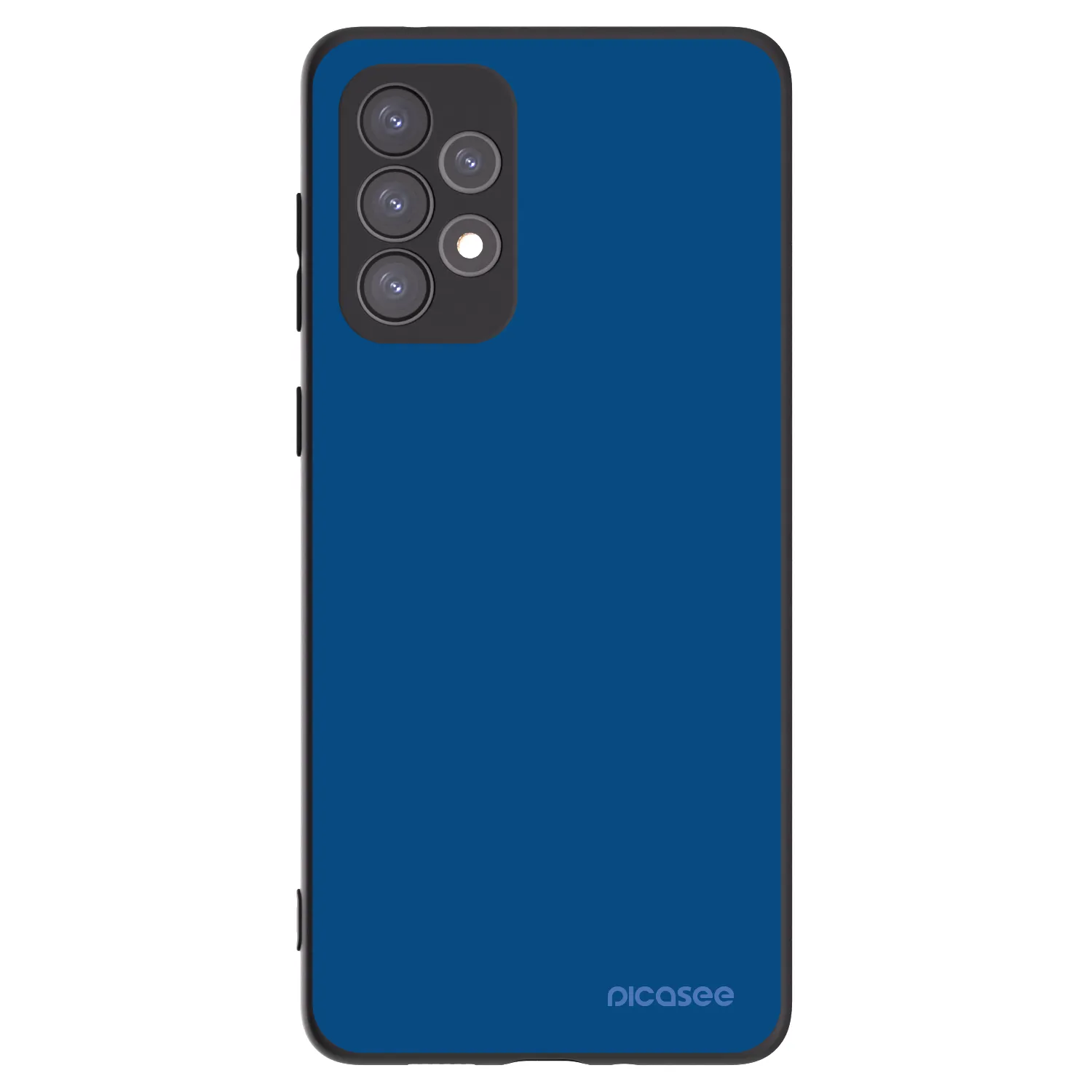 Picasee crna silikonska maskica za Samsung Galaxy A73 5G - Navy Blue