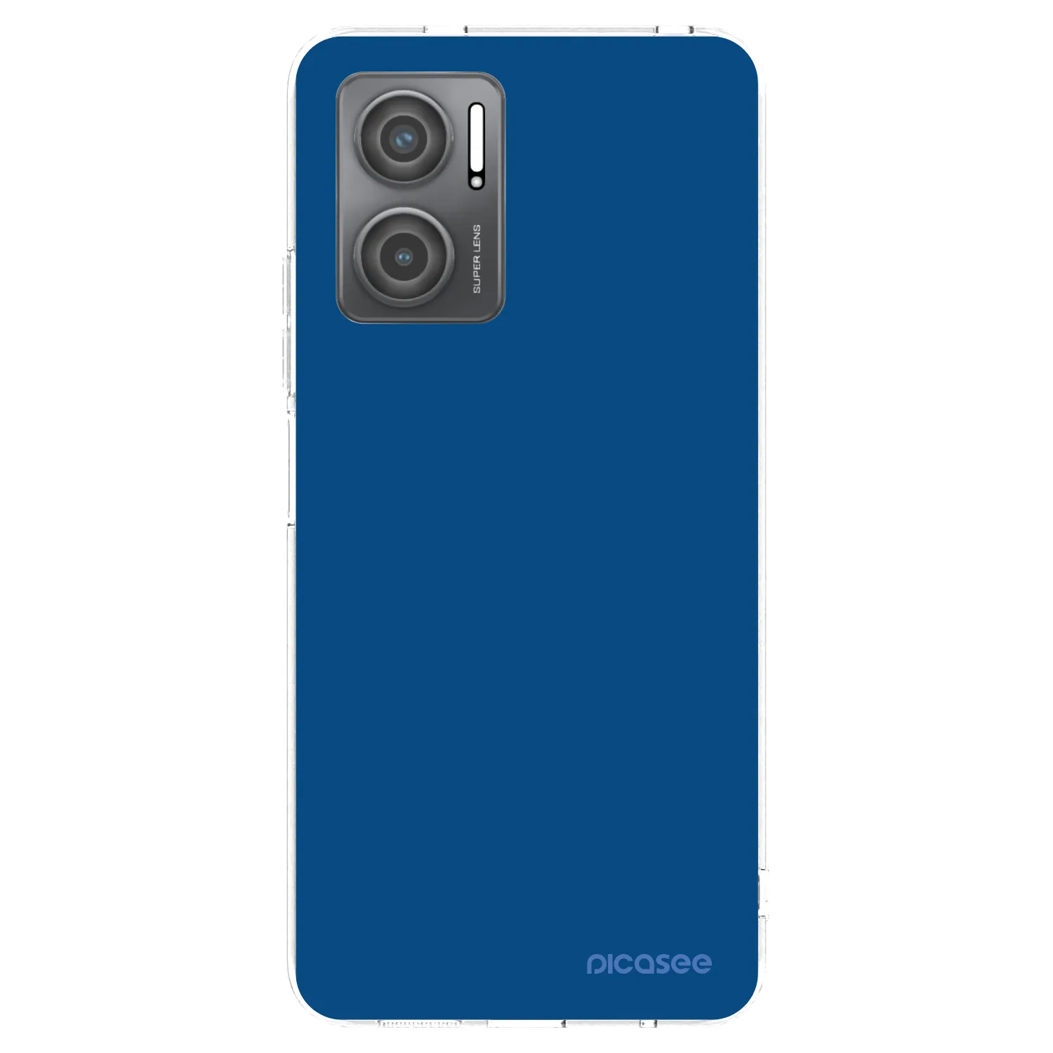 Picasee silikonska prozirna maskica za Xiaomi Redmi 10 5G - Navy Blue